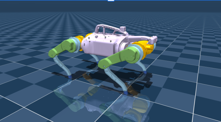 Barkour Quadruped Model